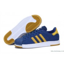 adidas superstar blue and yellow